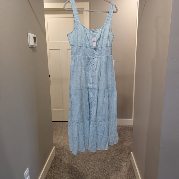 American Eagle Outfitters Dresses & Skirts - Brand new (with tags) blue tiered dress from American Eagle, size L